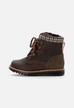 Coupon 😀 Friboo BOOTIES - Bottines à lacets - dark brown Meilleure qualité bottes et bottines rond enfant ✔️