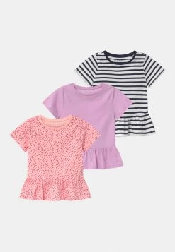 Budget 😉 Prix Distinctifs Friboo 3 PACK - T-shirt imprimé bottines col rond kids ✨