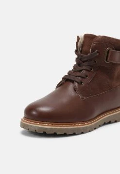 Top 10 ⌛ Friboo Vendre LEATHER - Bottines à lacets bottes et bottines rond kids ❤️ -Fiboo Style Magasin 203385e62e944d4494f7b27facbe77a2