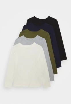 Budget 👍 Prix Aimable Friboo 5 PACK - T-shirt à manches longues t-shirts col rond kids 🛒