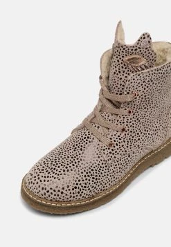 Meilleure vente ❤️ Friboo LEATHER - Bottines à lacets Prix Sympa chaussures de neige rond kids ❤️ -Fiboo Style Magasin 813593f1e3e540b6a162ce73ad8acf57