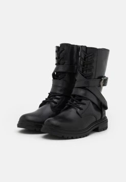 Coupon 🤩 Friboo Qualité Excellente LEATHER - Bottes à lacets bottes et bottines rond kids 👍 -Fiboo Style Magasin d514d654e2bc45a3bfa4e0f76b278218