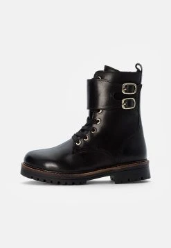 Sortie ✔️ Friboo Vendre-Réclame LEATHER BOOTIES - Bottines à lacets bottes et bottines rond kids ⭐